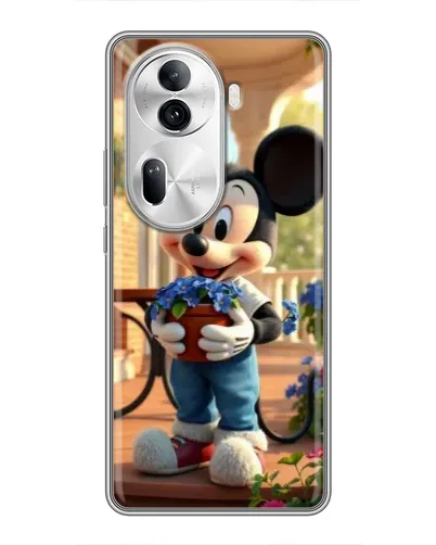 Чехол для OPPO Reno 11 Pro 5G с картинкой «Микки садовод» Чехол для OPPO Reno 11 Pro 5G с картинкой «Микки садовод»
