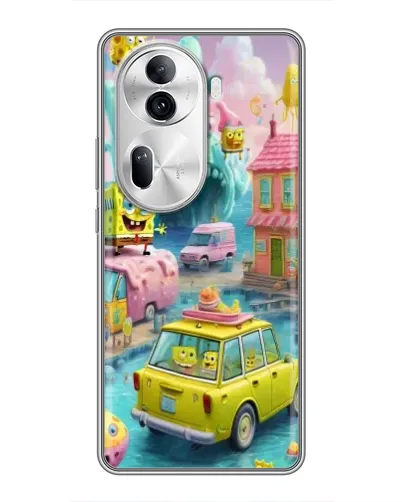 Чехол для OPPO Reno 11 Pro 5G с картинкой «Монстр-трак приключения»