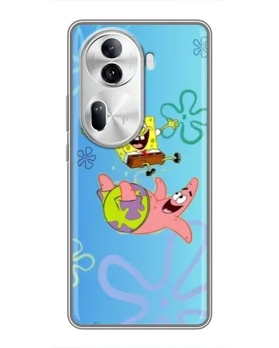 Чехол для OPPO Reno 11 Pro 5G с картинкой «Спанч Боб и Патрик»