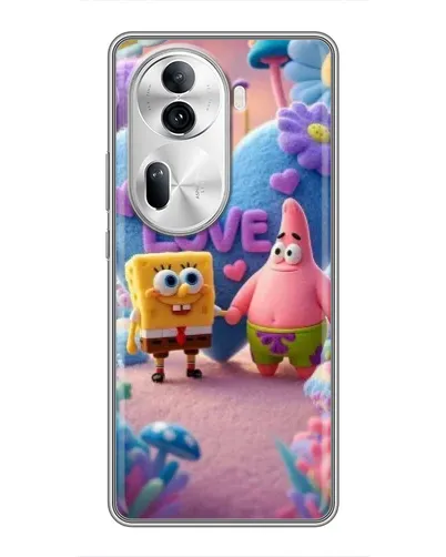 Чехол для OPPO Reno 11 Pro 5G с картинкой «Губка Боб Патрик»