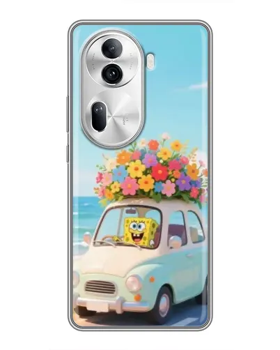 Чехол для OPPO Reno 11 Pro 5G с картинкой «Автомобильное путешествие»