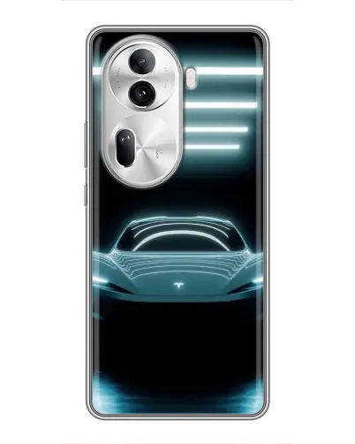Чехол для OPPO Reno 11 Pro 5G с картинкой «Tesla в неоне» Чехол для OPPO Reno 11 Pro 5G с картинкой «Tesla в неоне»