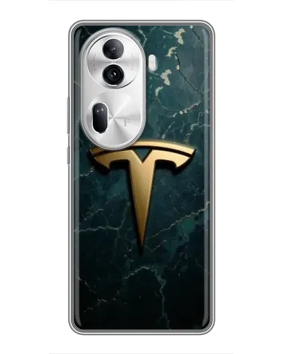 Чехол для OPPO Reno 11 Pro 5G с картинкой «Мраморная Tesla Gold» Чехол для OPPO Reno 11 Pro 5G с картинкой «Мраморная Tesla Gold»