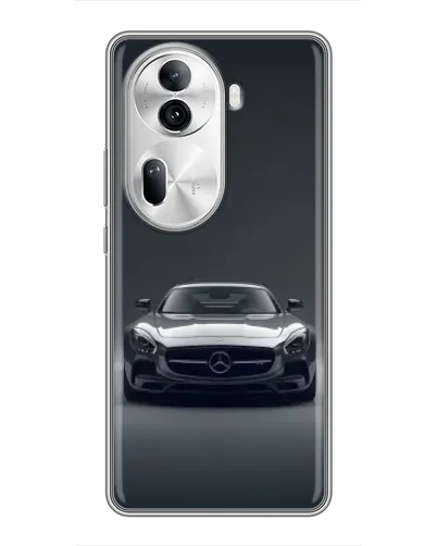 Чехол для OPPO Reno 11 Pro 5G с картинкой «Mercedes на черном» Чехол для OPPO Reno 11 Pro 5G с картинкой «Mercedes на черном»