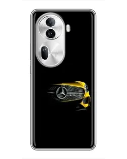 Чехол для OPPO Reno 11 Pro 5G с картинкой «Mercedes — ретро стиль»