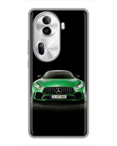 Чехол для OPPO Reno 11 Pro 5G с картинкой «Mercedes — неоновый лого» Чехол для OPPO Reno 11 Pro 5G с картинкой «Mercedes — неоновый лого»