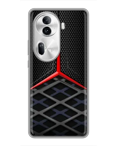 Чехол для OPPO Reno 11 Pro 5G с картинкой «Mercedes Carbon Grid» Чехол для OPPO Reno 11 Pro 5G с картинкой «Mercedes Carbon Grid»