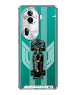 Чехол для OPPO Reno 11 Pro 5G с картинкой «Mercedes AMG Petronas»