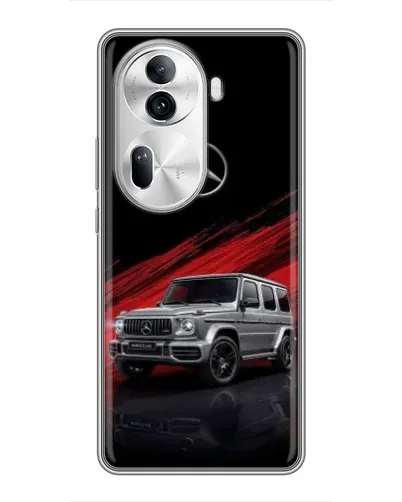 Чехол для OPPO Reno 11 Pro 5G с картинкой «Mercedes G-Class красный» Чехол для OPPO Reno 11 Pro 5G с картинкой «Mercedes G-Class красный»