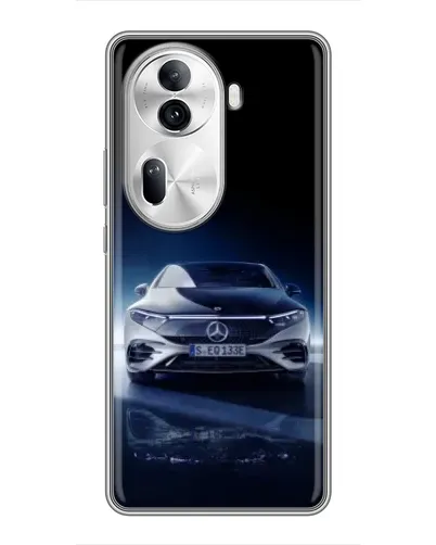 Чехол для OPPO Reno 11 Pro 5G с картинкой «Ночной Mercedes EQ» Чехол для OPPO Reno 11 Pro 5G с картинкой «Ночной Mercedes EQ»