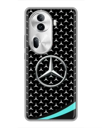 Чехол для OPPO Reno 11 Pro 5G с картинкой «Mercedes — бирюзовый акцент» Чехол для OPPO Reno 11 Pro 5G с картинкой «Mercedes — бирюзовый акцент»