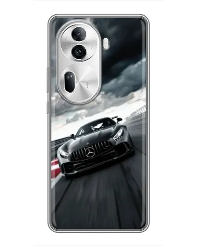 Чехол для OPPO Reno 11 Pro 5G с картинкой «Гоночный Mercedes AMG» Чехол для OPPO Reno 11 Pro 5G с картинкой «Гоночный Mercedes AMG»