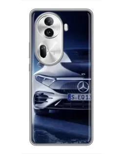 Чехол для OPPO Reno 11 Pro 5G с картинкой «Mercedes EQ — будущее»
