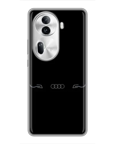 Чехол для OPPO Reno 11 Pro 5G с картинкой «Audi — световой подпись»