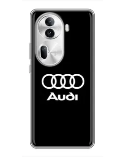 Чехол для OPPO Reno 11 Pro 5G с картинкой «Классическое лого Audi»