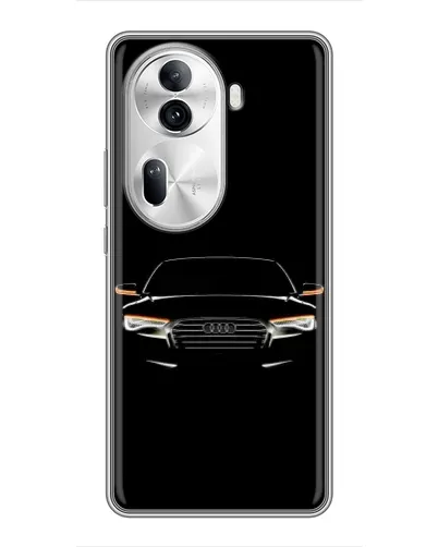Чехол для OPPO Reno 11 Pro 5G с картинкой «Audi — ночной контур»