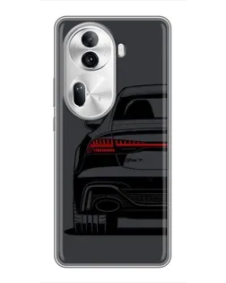 Чехол для OPPO Reno 11 Pro 5G с картинкой «Задняя часть Audi — арт»