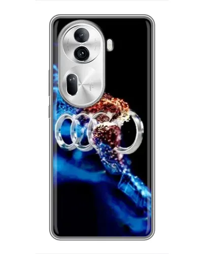 Чехол для OPPO Reno 11 Pro 5G с картинкой «Энергия лого Audi»