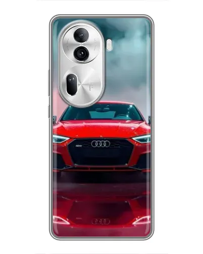Чехол для OPPO Reno 11 Pro 5G с картинкой «Audi RS — красный стиль»