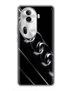 Чехол для OPPO Reno 11 Pro 5G с картинкой «Audi — абстрактные кольца»