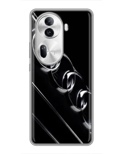 Чехол для OPPO Reno 11 Pro 5G с картинкой «Audi — абстрактные кольца»