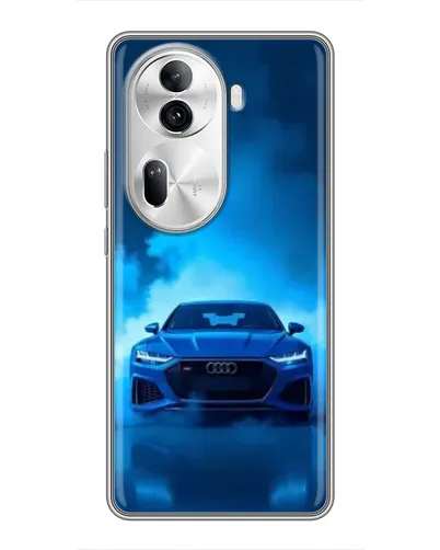 Чехол для OPPO Reno 11 Pro 5G с картинкой «Audi — голубая энергия»