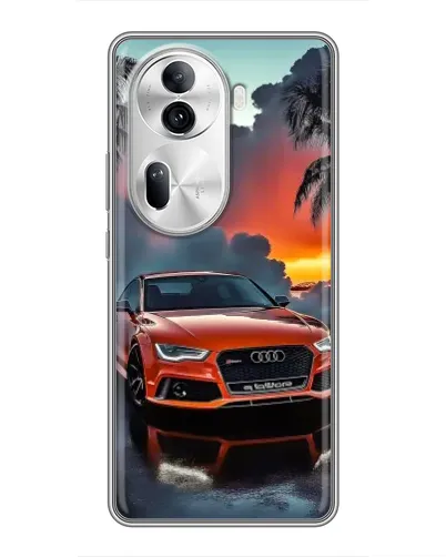 Чехол для OPPO Reno 11 Pro 5G с картинкой «Audi — закат»