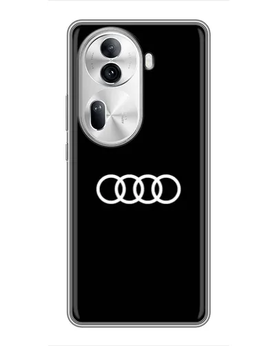 Чехол для OPPO Reno 11 Pro 5G с картинкой «Audi White Logo»