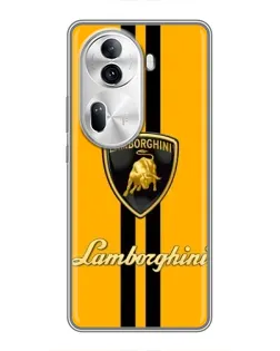 Чехол для OPPO Reno 11 Pro 5G с картинкой «Lamborghini Stripe желтый» Чехол для OPPO Reno 11 Pro 5G с картинкой «Lamborghini Stripe желтый»