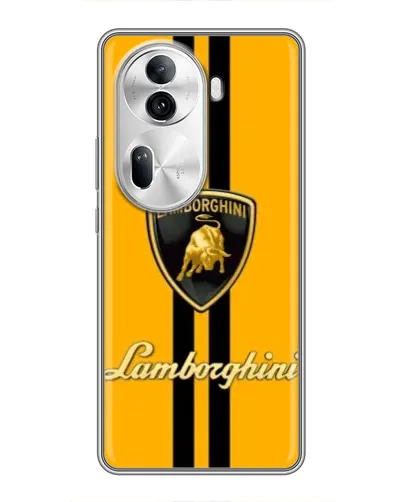 Чехол для OPPO Reno 11 Pro 5G с картинкой «Lamborghini Stripe желтый» Чехол для OPPO Reno 11 Pro 5G с картинкой «Lamborghini Stripe желтый»