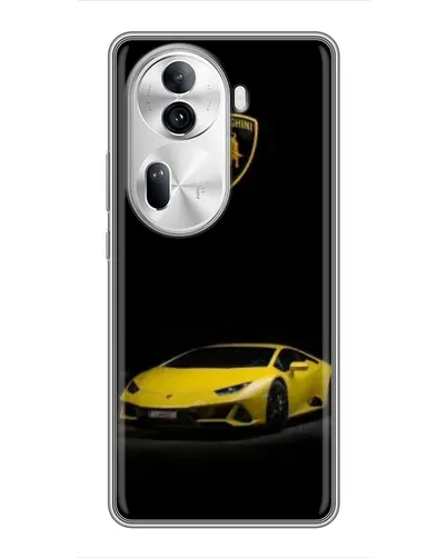Чехол для OPPO Reno 11 Pro 5G с картинкой «Lamborghini желтый акцент» Чехол для OPPO Reno 11 Pro 5G с картинкой «Lamborghini желтый акцент»