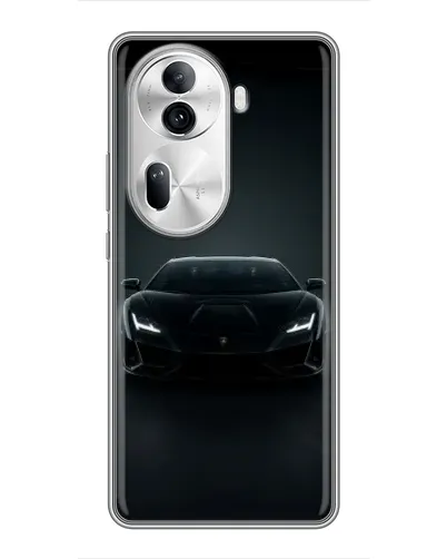 Чехол для OPPO Reno 11 Pro 5G с картинкой «Черный Lamborghini Aventador» Чехол для OPPO Reno 11 Pro 5G с картинкой «Черный Lamborghini Aventador»
