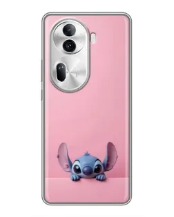 Чохол для OPPO Reno 11 Pro 5G з картинкою «Stitch визирає»