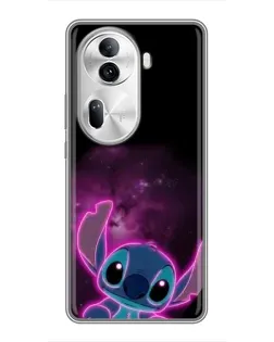 Чохол для OPPO Reno 11 Pro 5G з картинкою «Неоновий Stitch»