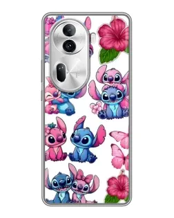 Чохол для OPPO Reno 11 Pro 5G з картинкою «Стікери Stitch та Angel»