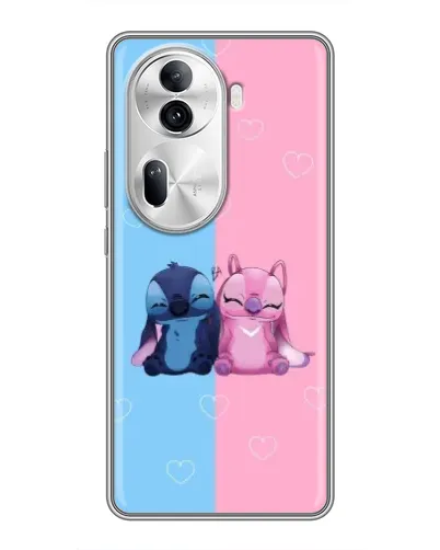 Чохол для OPPO Reno 11 Pro 5G з картинкою «Stitch та Angel Love» Чохол для OPPO Reno 11 Pro 5G з картинкою «Stitch та Angel Love»