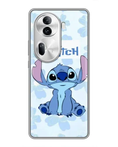 Чохол для OPPO Reno 11 Pro 5G з картинкою «Stitch серед квітів» Чохол для OPPO Reno 11 Pro 5G з картинкою «Stitch серед квітів»