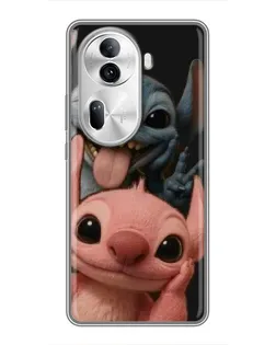 Чохол для OPPO Reno 11 Pro 5G з картинкою «Стіч та Ангел»