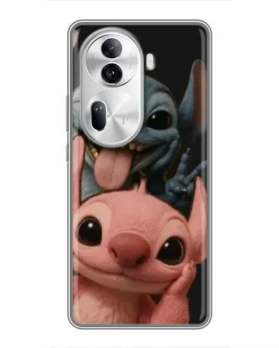 Чохол для OPPO Reno 11 Pro 5G з картинкою «Стіч та Ангел» Чохол для OPPO Reno 11 Pro 5G з картинкою «Стіч та Ангел»