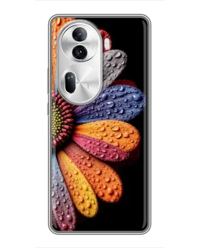 Чехол для OPPO Reno 11 Pro 5G с картинкой «Радужный цветок» Чехол для OPPO Reno 11 Pro 5G с картинкой «Радужный цветок»