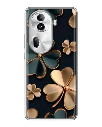 Чехол для OPPO Reno 11 Pro 5G с картинкой «Клевер в золоте» Чехол для OPPO Reno 11 Pro 5G с картинкой «Клевер в золоте»