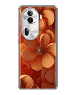 Чехол для OPPO Reno 11 Pro 5G с картинкой «Оранжевый макро цветок» Чехол для OPPO Reno 11 Pro 5G с картинкой «Оранжевый макро цветок»