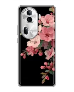 Чехол для OPPO Reno 11 Pro 5G с картинкой «Розовая ветка сакуры» Чехол для OPPO Reno 11 Pro 5G с картинкой «Розовая ветка сакуры»