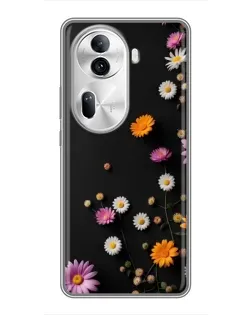 Чехол для OPPO Reno 11 Pro 5G с картинкой «Цветочная композиция» Чехол для OPPO Reno 11 Pro 5G с картинкой «Цветочная композиция»