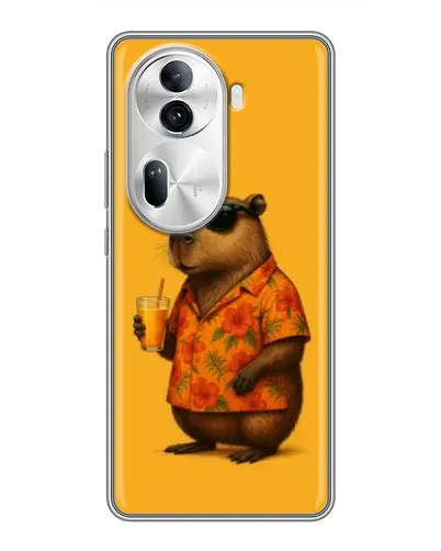 Чехол для OPPO Reno 11 Pro 5G с картинкой «Капибара на отдыхе» Чехол для OPPO Reno 11 Pro 5G с картинкой «Капибара на отдыхе»