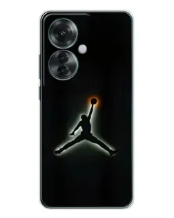 Чехол для OPPO Reno 11F с картинкой «Jordan Gradient Logo»