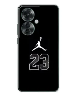 Чехол для OPPO Reno 11F с картинкой «Jordan Flight 23»
