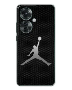 Чехол для OPPO Reno 11F с картинкой «Jordan Dark Carbon»