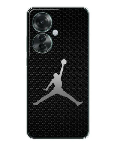 Чехол для OPPO Reno 11F с картинкой «Jordan Dark Carbon»