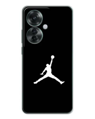 Чехол для OPPO Reno 11F с картинкой «Jordan Silhouette»